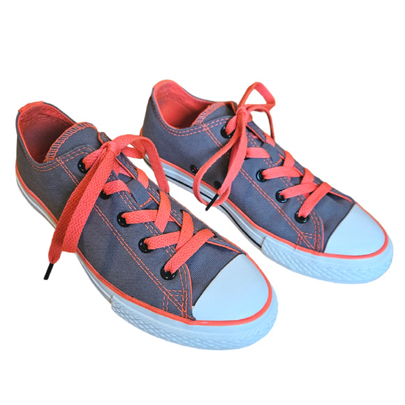 Converse Chuck Taylor All Star Double Tongue Neon Animal Print Junior Size 2 - Picture 3 of 14